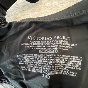 Victoria's Secret Padded Perfect Coverage Bra 34D